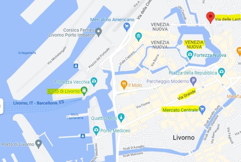 Loft Cianosi - Appartamento Nel Cuore Di Livorno Zewnętrze zdjęcie